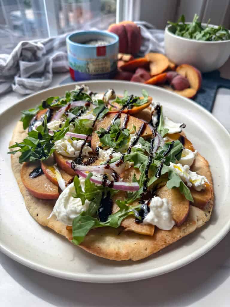 burrata pizza (gluten free)