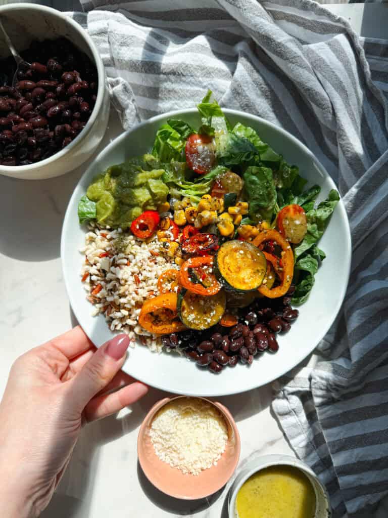 veggie taco bowl