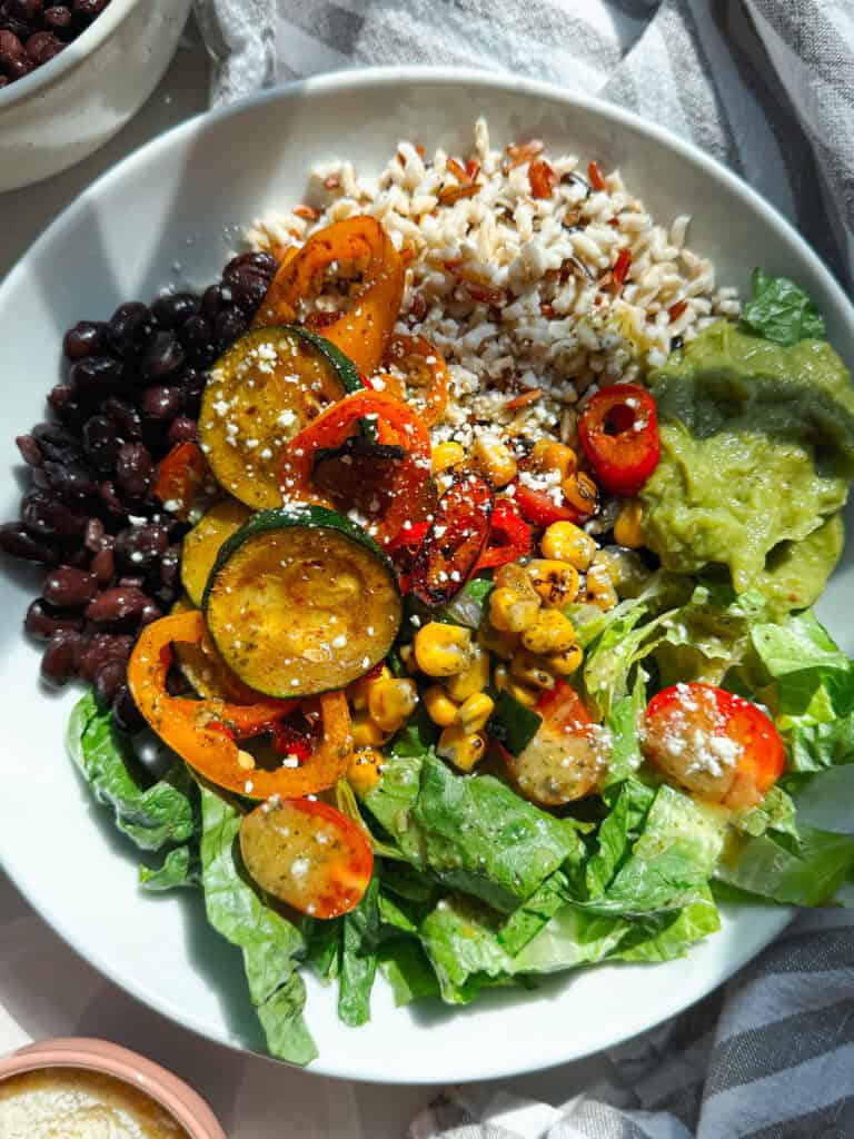vegan burrito bowl