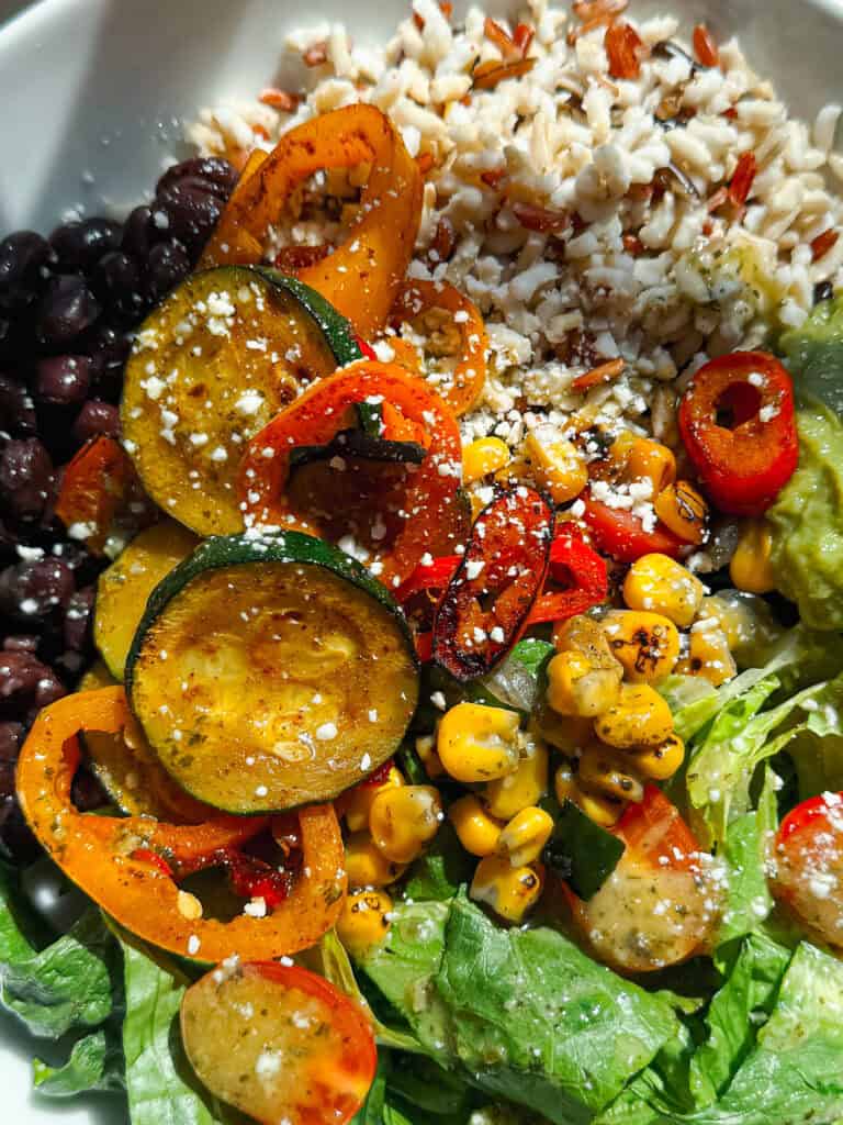 veggie taco bowl