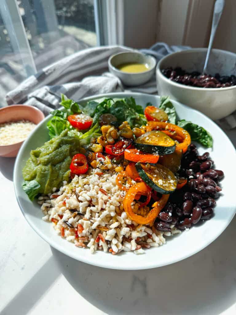 vegan burrito bowl
