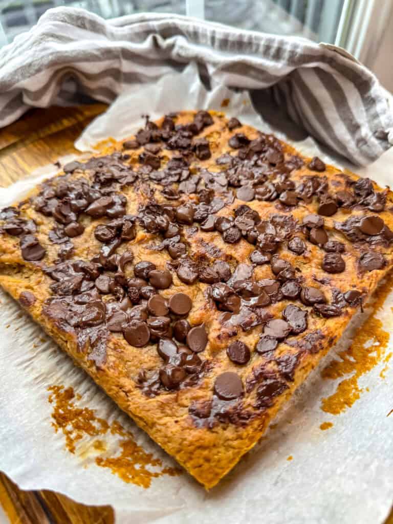 banana bread bars