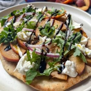 burrata pizza (gluten free)