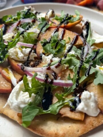 burrata pizza (gluten free)