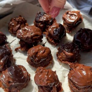 Protein chocolate peanut butter balls