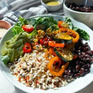 vegan burrito bowl